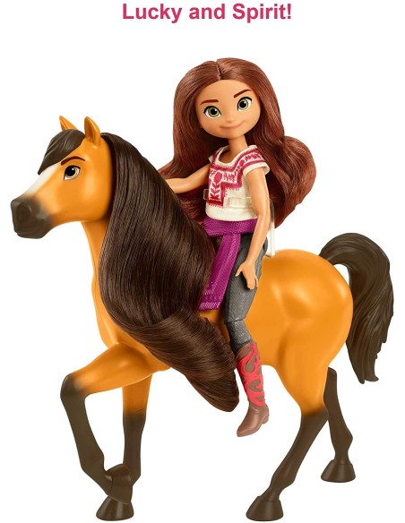 Spirit Untamed - Doll with horse - Lucky and Spirit MATGXF20/GXF21 Mattel | Futurartshop.com