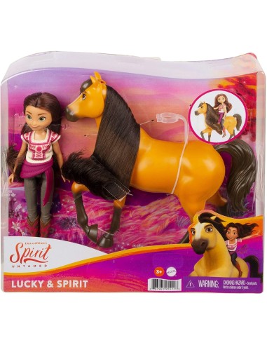Spirit Untamed - Bambola con cavallo - Lucky e Spirit MATGXF20/GXF21 Mattel | Futurartshop.com