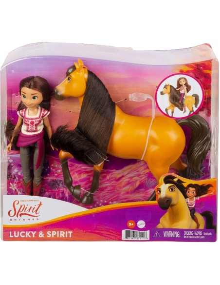 Spirit Untamed - Doll with horse - Lucky and Spirit MATGXF20/GXF21 Mattel | Futurartshop.com