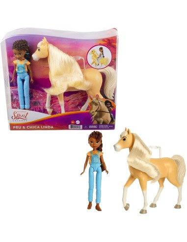 Spirit Untamed - Doll with horse - Pru and Chica Linda MATGXF20/GXF22 Mattel | Futurartshop.com