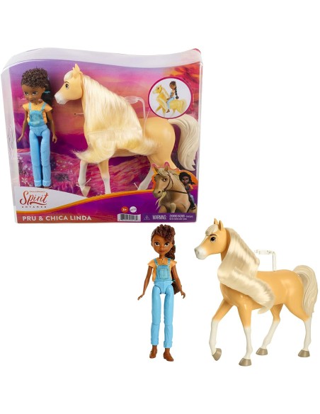 Spirit Untamed - Bambola con cavallo - Pru e Chica Linda MATGXF20/GXF22 Mattel | Futurartshop.com