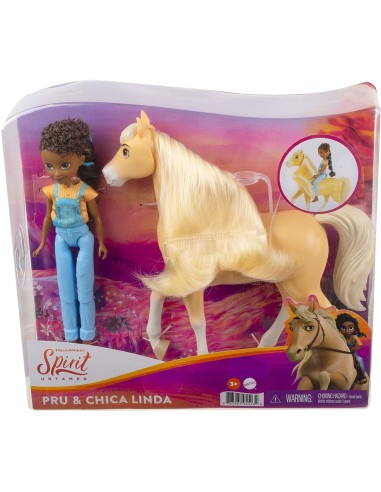 Spirit Untamed - Doll with horse - Pru and Chica Linda MATGXF20/GXF22 Mattel | Futurartshop.com