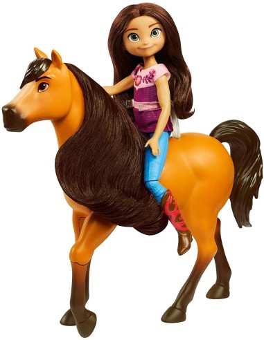 Spirit Untamed - Doll Lucky and Spirit of cuddles and games MATGXF67 Mattel | Futurartshop.com