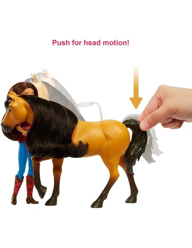 Spirit Untamed - Doll Lucky and Spirit of cuddles and games MATGXF67 Mattel | Futurartshop.com