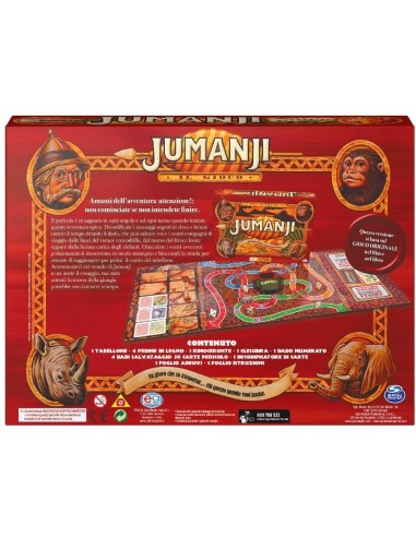 Jumanji the game incartone SPI6045570 Editrice Giochi | Futurartshop.com