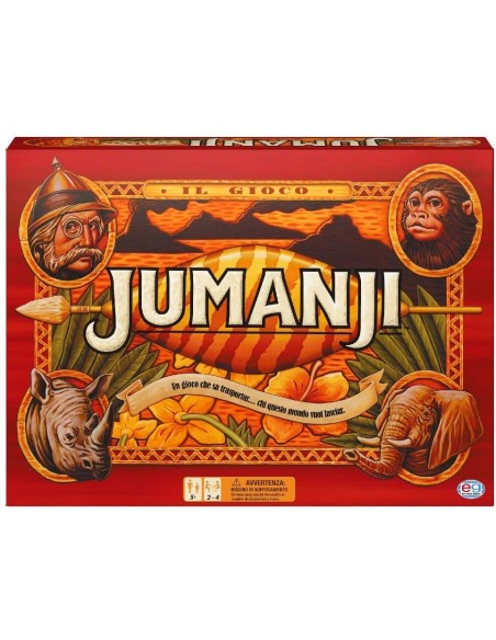 Jumanji il gioco incartone SPI6045570 Editrice Giochi | Futurartshop.com