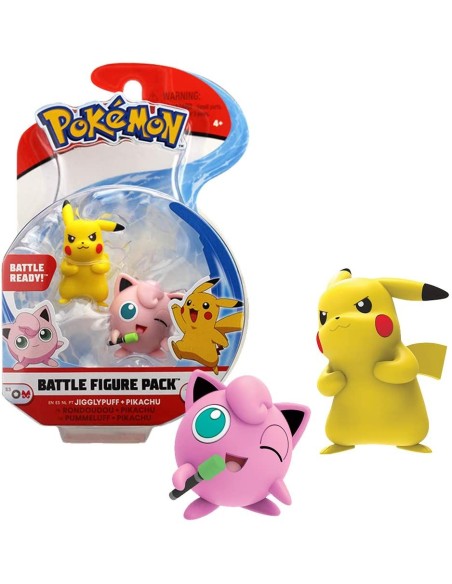 Pokémon - 2 Personaggi jigglypuff e Pikachu GIOPKE12100/1 Tomy | Futurartshop.com