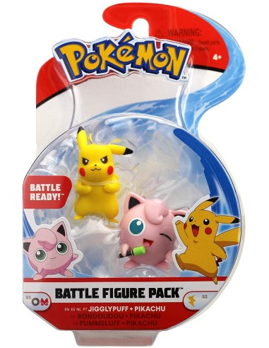 Pokémon - 2 Personaggi jigglypuff e Pikachu GIOPKE12100/1 Tomy | Futurartshop.com