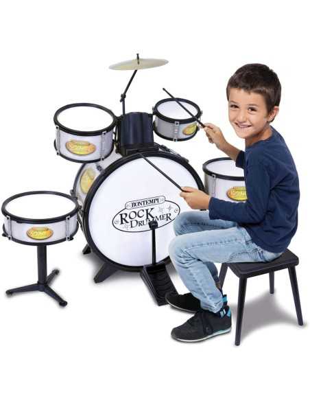 Set batteria genius con sgabello per bambini BIM515216 Bontempi | Futurartshop.com