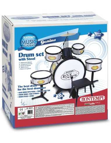 Set batteria genius con sgabello per bambini BIM515216 Bontempi | Futurartshop.com