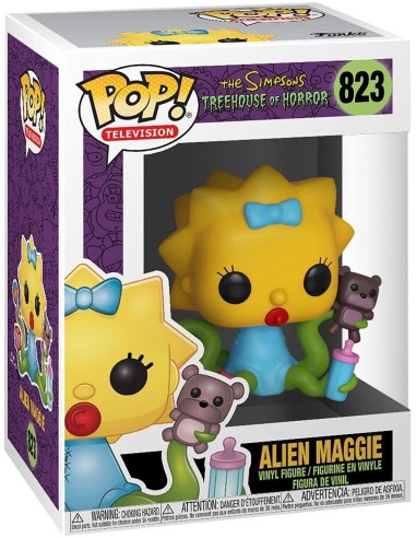 PoP The Simpsons Alien Maggie 823 DIN39727 Funko | Futurartshop.com