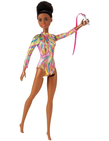 Barbie in Carriera Ginnasta mulatta MATDVF50/GTW37 Mattel | Futurartshop.com