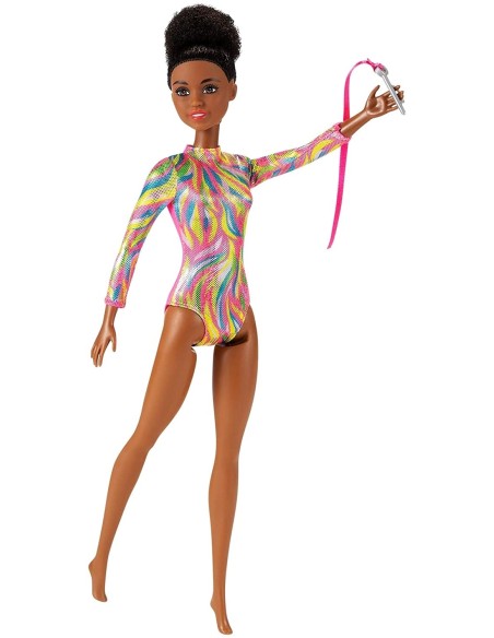 Barbie in Carriera Ginnasta mulatta MATDVF50/GTW37 Mattel | Futurartshop.com