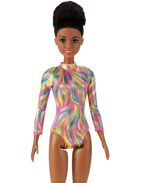 Barbie in Carriera Ginnasta mulatta MATDVF50/GTW37 Mattel | Futurartshop.com