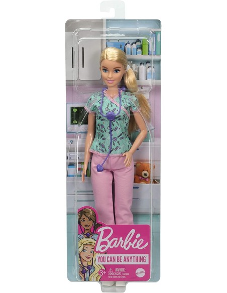 Barbie in Carriera Nuova Infermiera MATDVF50/GTW39 Mattel | Futurartshop.com