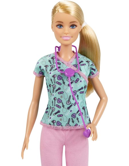 Barbie in Carriera Nuova Infermiera MATDVF50/GTW39 Mattel | Futurartshop.com