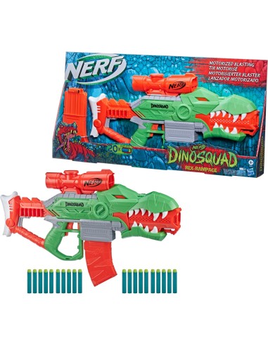 Nerf Pistola DinoSquad Rex-Rampage HASF0807EU40 Hasbro | Futurartshop.com
