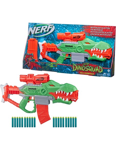 Nerf Pistola DinoSquad Rex-Rampage HASF0807EU40 Hasbro | Futurartshop.com