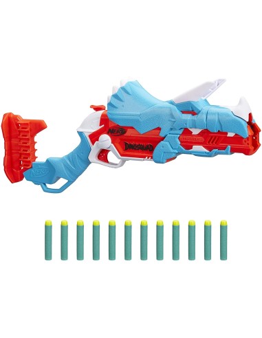 Nerf Pistola DinoSquad Tricera-Blast HASF0803 Hasbro | Futurartshop.com