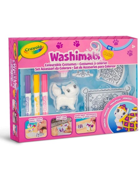 Washimals Accessories Sets coloring princess CRA74-7436 Crayola | Futurartshop.com