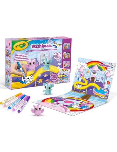 Washimals Peculiar pets set colora e gioca CRA74-7435 Crayola | Futurartshop.com