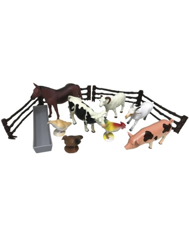 National Geographic Confezione animali della fattoria 8 pezzi e 5 accessori OLTNCD01003 Futurart | Futurartshop.com