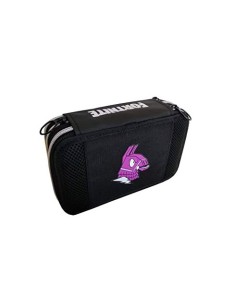 Fortnite Astuccio 3 zip lama nero PAN64991 Panini | Futurartshop.com