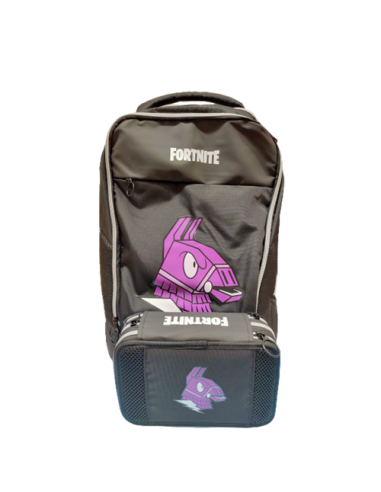 Fortnite Schoolpack Zaino più astuccio Lama nero PAN65006 Panini | Futurartshop.com