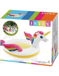 Piscinetta unicorno con spruzzatore ICE57441NP Intex | Futurartshop.com