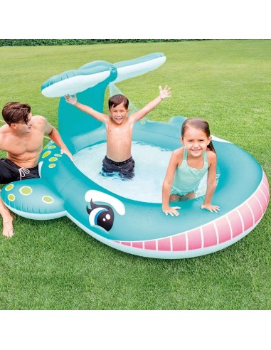 Whale pool with spray ICE57440NP Intex | Futurartshop.com