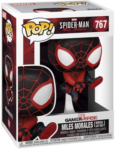 PoP Miles Morales winery cat suit 767 BOM50152 Funko | Futurartshop.com