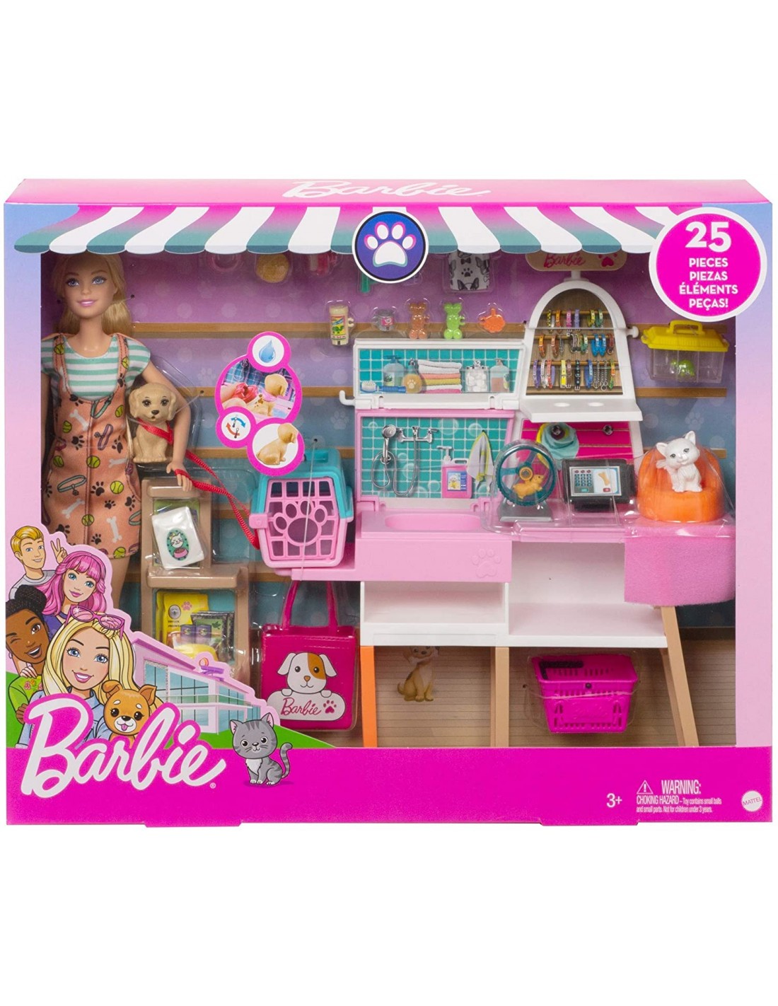 Sløset mest Lover og forskrifter Barbie magasin pour animaux de compagnie Mattel | Futurartshop