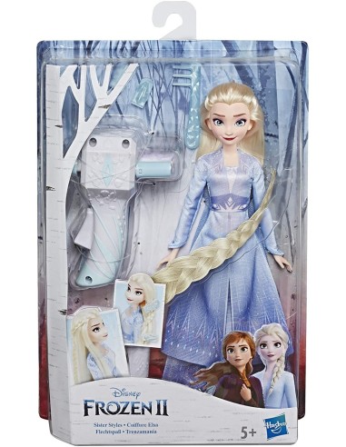 Frozen 2-Elsa sister styles doll TOYE7002ES00 Hasbro | Futurartshop.com