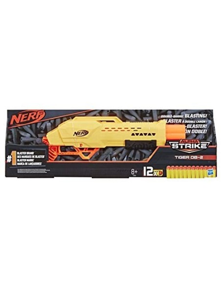 Nerf Alpha Strike Tiger DB-2 Fucile a pompa TOYE7561EU40 Hasbro | Futurartshop.com