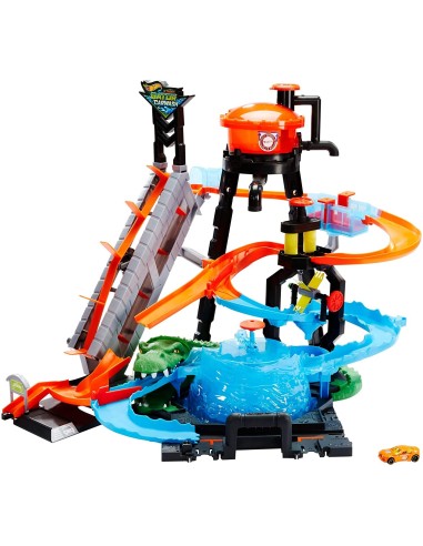 Hot Wheels City mega Car Wash track TOYFTB67 Mattel | Futurartshop.com