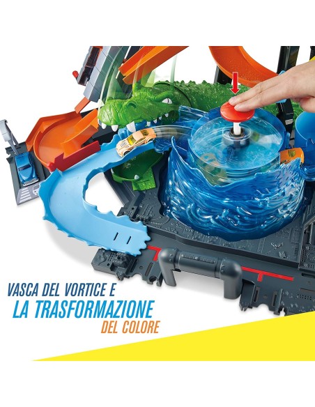 Hot Wheels City mega Car Wash track TOYFTB67 Mattel | Futurartshop.com