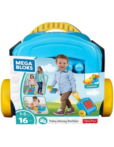 Mega Bloks cassette door-blocks with wheels TOYFLT37 Mattel | Futurartshop.com