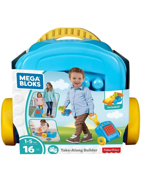 Mega Bloks cassette door-blocks with wheels TOYFLT37 Mattel | Futurartshop.com