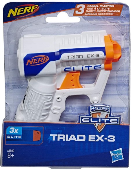 Nerf N-Strike Elite Triad EX-3 TOYA1690EUA4 Hasbro | Futurartshop.com