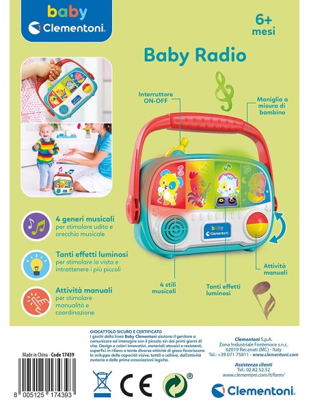 Baby Radio CLE17439 Clementoni | Futurartshop.com