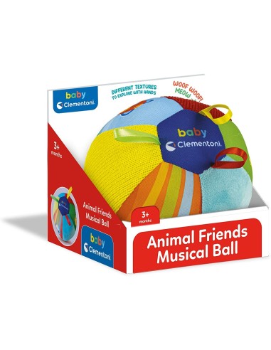Palla musicale amici animali CLE17464 Clementoni | Futurartshop.com