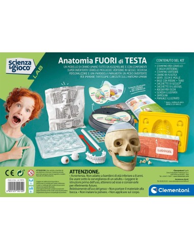 Anatomia fuori di testa CLE19212 Clementoni | Futurartshop.com