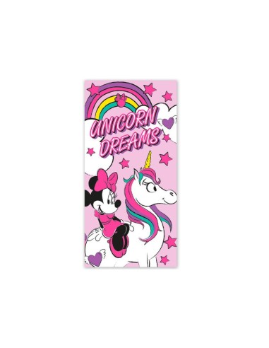 Disney Minnie beach towel unicorn dreams CORD01942 MC Coriex | Futurartshop.com