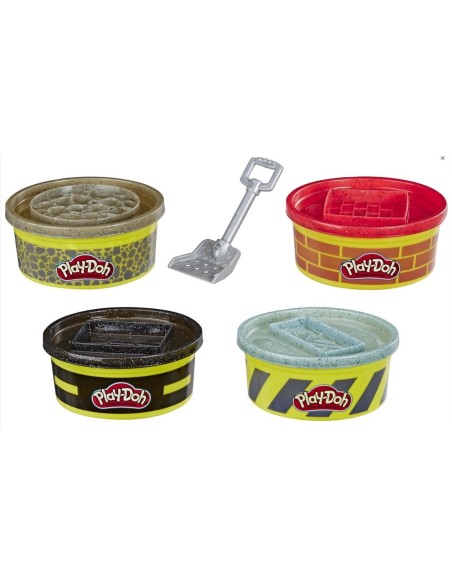 Play-Doh Wheels Pack con 4 vasetti HASE6037 Hasbro | Futurartshop.com