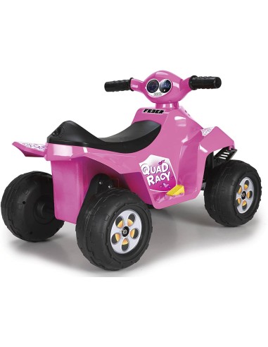 Quad elettrico Racy rosa 6V FAM800011422 Feber | Futurartshop.com
