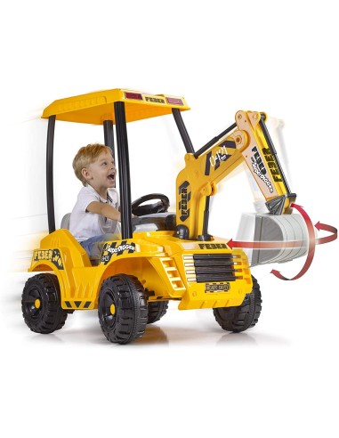 Super Digger electric excavator 12V FAM800012320 Feber | Futurartshop.com