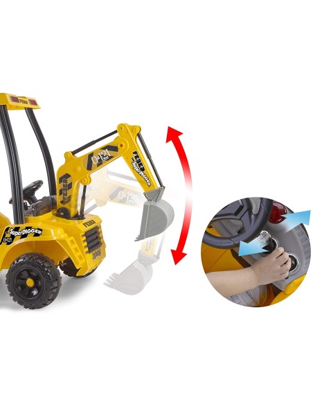Super Digger escavatore elettrico 12V FAM800012320 Feber | Futurartshop.com