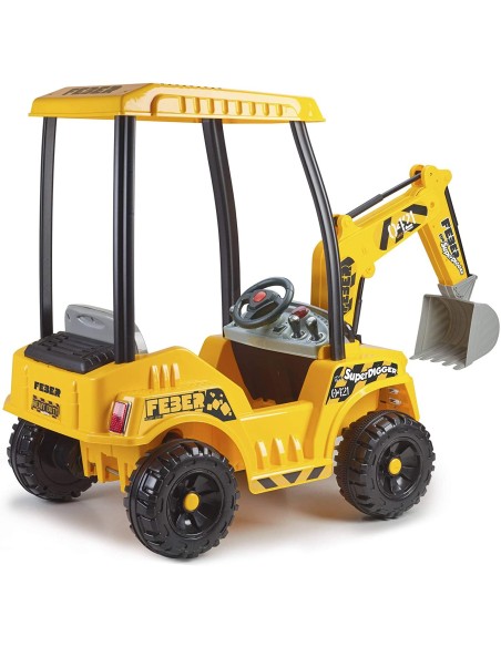 Super Digger escavatore elettrico 12V FAM800012320 Feber | Futurartshop.com
