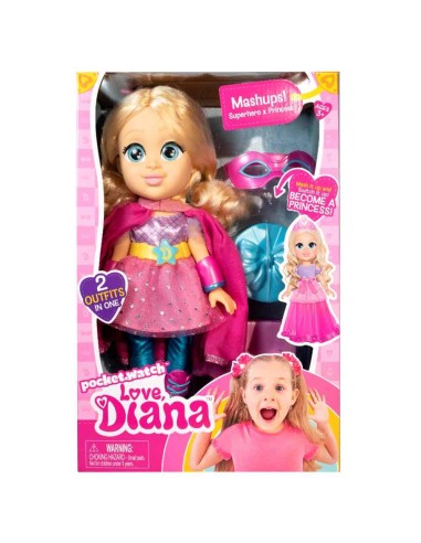 Love Diana - Bambola super eroina principessa GIOLVE07000 Giochi Preziosi | Futurartshop.com