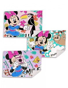 Set 3 Tovagliette Minnie in cotone 4MWD21039 Futurart | Futurartshop.com